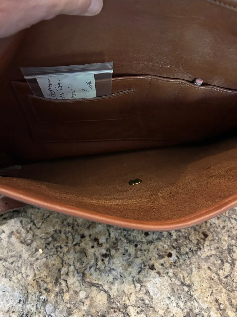 1996 Coach Beekman British Tan Legacy Collection 5266